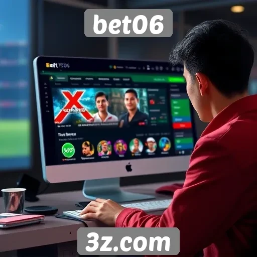 Avaliação da interface do site Bet06 em 2025